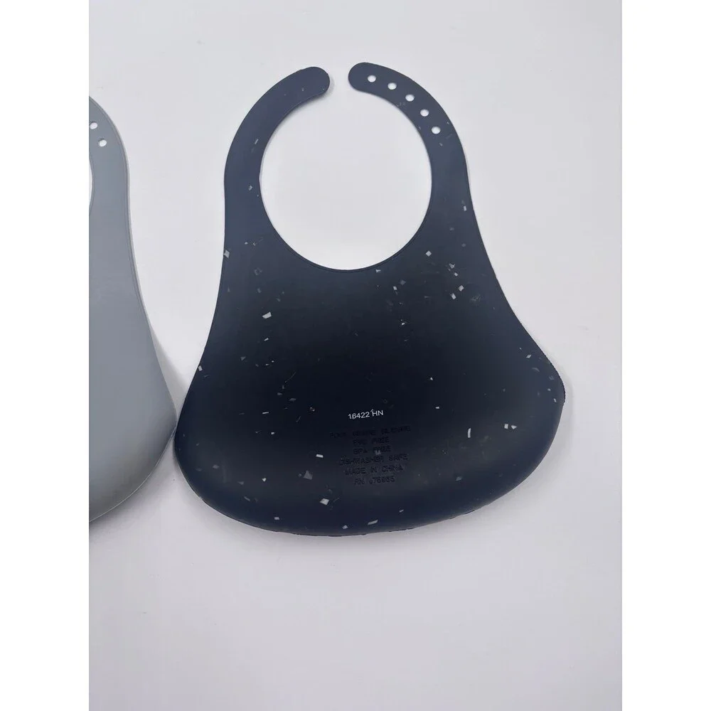Silicone Baby Bibs Set Live Love Grow Carrot & Hey Boo Ghost 2 Pack